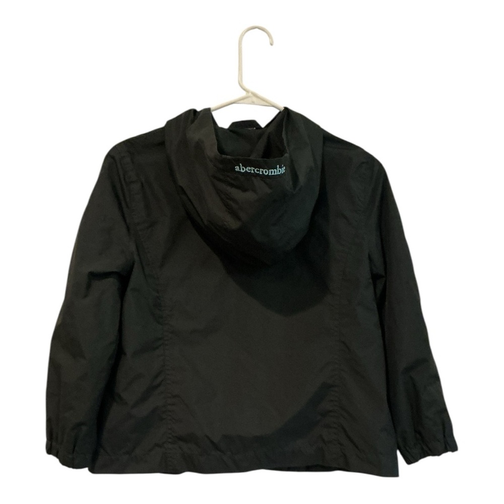 Abercrombie & Fitch Boys Hooded Zip Jacket Dark Olive Green Size XL (Youth) - Picture 2 of 6